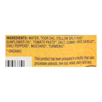 Tasty Bite - Lentils Organic Spicy Tomato And Red Chili Curry - Case Of 6 - 10 Ounces - Maras Green