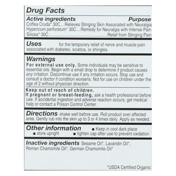 Forces Of Nature Nerve Pain Management Rollerball Activator Topical Medicine - 1 Each - 4 Ml - Maras Green