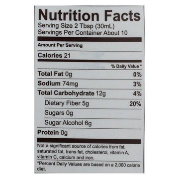 Lakanto Monk Fruit Sweetened Maple Flavored Syrup - Case Of 8 - 13 Fz - Maras Green