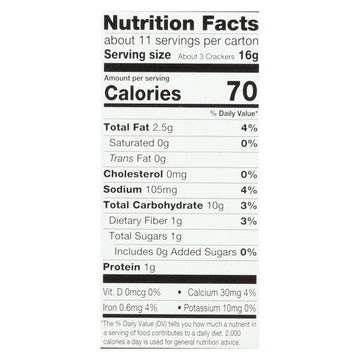 Miltons - Baked Crackers Mltgrn - Case Of 8 - 6 Oz - Maras Green