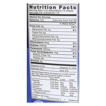 Kettle Brand - Potato Chps Sea Salt & Vngar - Case Of 9 - 13 Oz - Maras Green