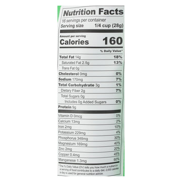 Go Raw Sprouted Seeds, Pumpkin With Celtic Sea Salt - Case Of 6 - 14 Oz - Maras Green