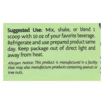 Sunwarrior - Protein Organic Classic Natural - 375 Grm - Maras Green