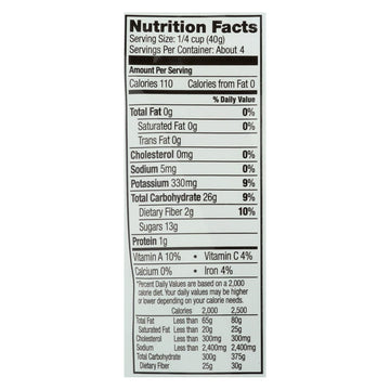 Made In Nature Plums Organic Dried Fruit - Case Of 6 - 6 Oz - Maras Green