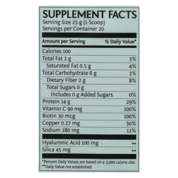 Sunwarrior - Collagen Chocolate - 1 Each - 17.6 Oz - Maras Green