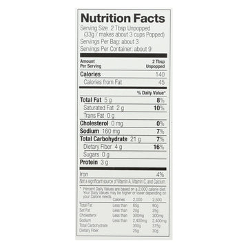 Black Jewell Microwave Popcorn - Butter - Case Of 6 - 3 - 3.5 Oz. Bags Each - 10.5 Oz. - Maras Green