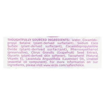 Earth Friendly Hand Soap - Lavender - Case Of 6 - 17 Fl Oz. - Maras Green