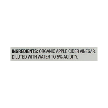 Spectrum Naturals Organic Unfiltered Apple Cider Vinegar - Case Of 4 - 1 Gal - Maras Green
