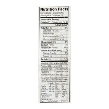 Silk Organic Soymilk - Unsweetened - Case Of 6 - 32 Fl Oz. - Maras Green