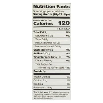 Popchips Potato Chip - Sea Salt - Vinegar - Case Of 12 - 5 Oz - Maras Green