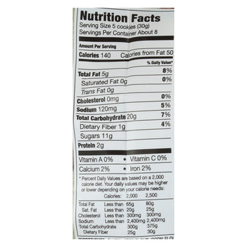 Midel Cookies - Ginger Snaps - Case Of 8 - 8 Oz - Maras Green