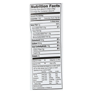 Way Better Snacks Tortilla Chips - Sweet Potato - Case Of 12 - 5.5 Oz. - Maras Green