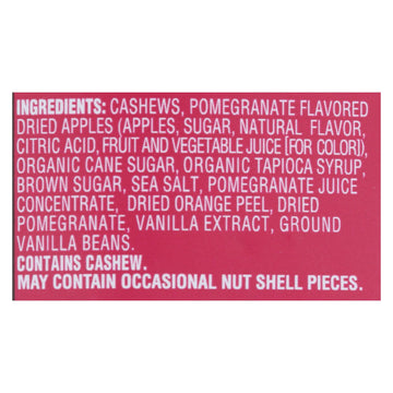 Sahale Snacks Cashews Glazed Nuts - Pomegranate And Vanilla - Case Of 6 - 4 Oz. - Maras Green