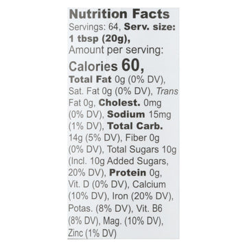 Wholesome Sweeteners Organic Molasses
 - Liquid Sweetener - Case Of 12 - 32 Oz. - Maras Green