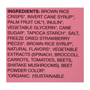 Made Good - Crispy Sqrs Straw - Case Of 6 - 4.68 Oz - Maras Green