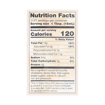 Napa Valley Naturals Organic Extra Virgin Olive Oil - Single Bulk Item - 35lb - Maras Green