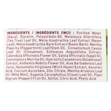 Desert Essence - Mouthwash - Natural Neem - Cinnamint - 16 Oz - Maras Green