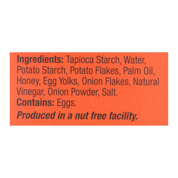 Absolutely Gluten Free - Crackers - Toasted Onion - Case Of 12 - 4.4 Oz. - Maras Green