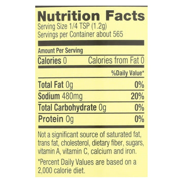 Alessi - Mediterranean Sea Salt - Fine - Case Of 6 - 24 Oz. - Maras Green