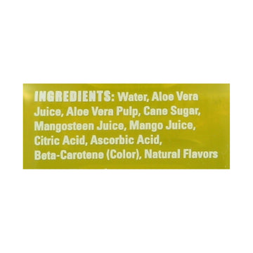 Alo Original Allure Aloe Vera Juice Drink - Mangosteen And Mango - Case Of 12 - 16.9 Fl Oz. - Maras Green