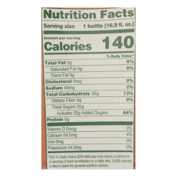 Alo Original Comfort Aloe Vera Juice Drink - Watermelon and Peach - Case of 12 - 16.9 fl oz. - Maras Green