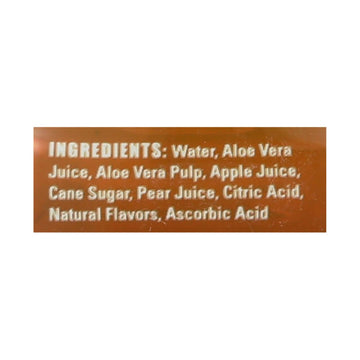 Alo Original Crisp Aloe Vera Juice Drink - Fuji Apple And Pear - Case Of 12 - 16.9 Fl Oz. - Maras Green