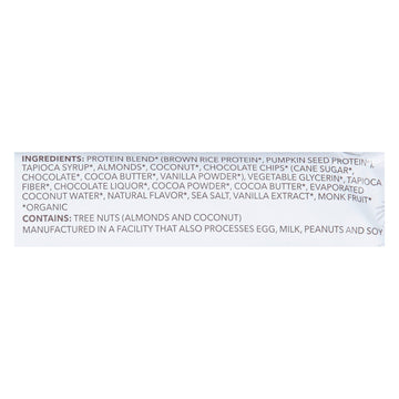 Aloha - Plt Protein Bar Coconut Chocolate - Case of 12 - 1.98 OZ - Maras Green