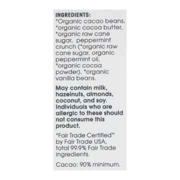 Alter Eco Americas - Chocolate Dp Dark Crisp Mint - Case Of 12 - 2.65 Oz - Maras Green