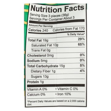 Alter Eco Americas Dark Chocolate Truffles - Mint Creme - Case Of 8 - 4.2 Oz. - Maras Green