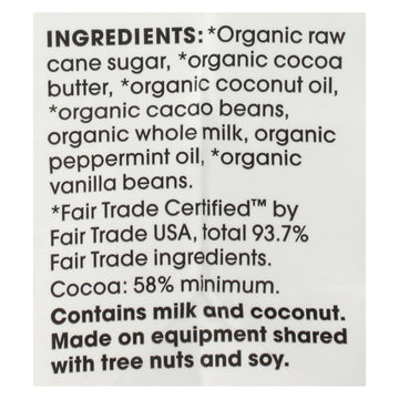 Alter Eco Americas Dark Chocolate Truffles - Mint Creme - Case Of 8 - 4.2 Oz. - Maras Green