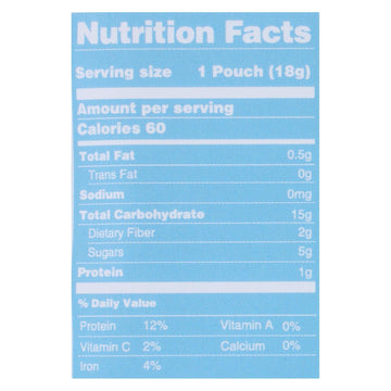 Amara - Baby Food Oats N Berry - Case Of 5 - .63 Oz - Maras Green