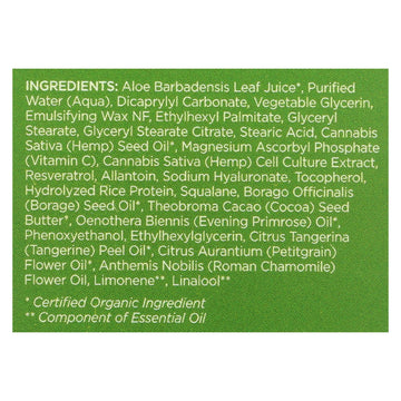 Andalou Naturals - Cannacell Dreamy Night Cream - 1.7 Oz. - Maras Green