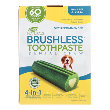Ark Naturals - Brshls Tpst Dental Chw Sm - 1 Each - 60 Ct - Maras Green