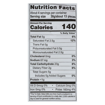 Artisan Tropic Cassava Strips - Sea Salt - Case Of 12 - 4.5 Oz. - Maras Green