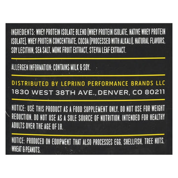 Ascent Native Fuel Chocolate Whey Protein Powder Blend Chocolate - 1 Each - 2 Lb - Maras Green