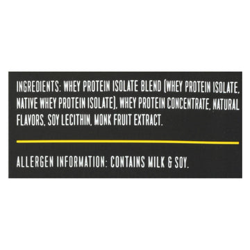 Ascent Native Fuel Whey Protein Powder Blend Vanilla Bean - Case Of 15 - 1.09 Oz - Maras Green