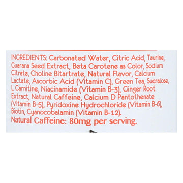 Aspire Healthy Energy - Sparkling Mango Lemonade - Case Of 12 - 12 Oz - Maras Green