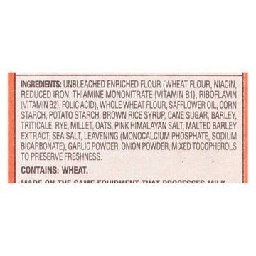 Back To Nature Multigrain Flatbread - Pink Himalayan Salt - Case Of 6 - 5.5 Oz - Maras Green