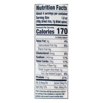 Banza - Rice Gar Olv Oil Chickpea - Case Of 6 - 7 Oz - Maras Green