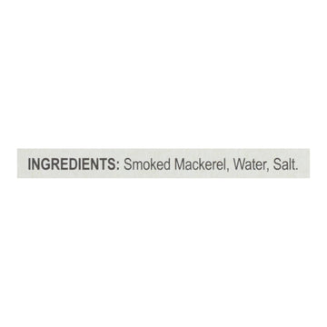Bar Harbor - Mackerel Fillets Wild Smoked - Case Of 12 - 6.7 Oz - Maras Green