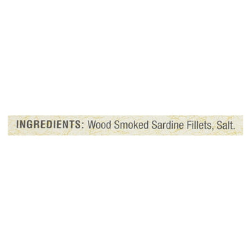 Bar Harbor - Smoked Sardine Fillets - Case Of 12 - 6.7 Oz. - Maras Green