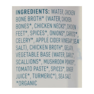 Bare Bones Broth - Bone Broth Organic 2 Chicken Classic - Case Of 8 - 16 Fluid Ounces - Maras Green