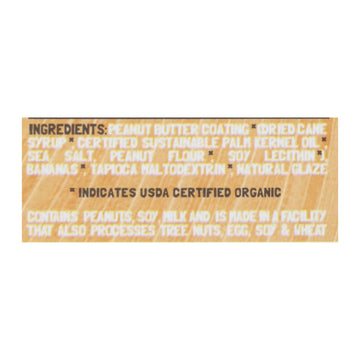 Barnana Chewy Banana Bites - Organic Peanut Butter - Case Of 12 - 3.5 Oz. - Maras Green