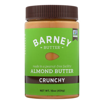 Barney Butter - Almond Butter - Crunchy - Case Of 6 - 16 Oz. - Maras Green