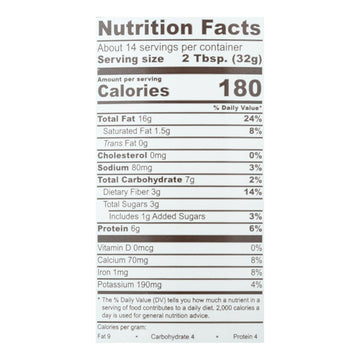 Barney Butter - Almond Butter - Crunchy - Case Of 6 - 16 Oz. - Maras Green