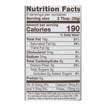 Barney Butter Chocolate Almond Butter Blend - Case Of 6 - 10 Oz - Maras Green