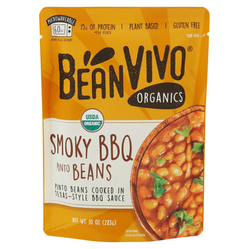 Bean Vivo - Pinto Beans Smky Bbq - Case Of 6 - 10 Oz - Maras Green