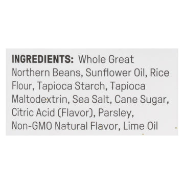 Beanitos - White Bean Chips - Hint Of Lime - Case Of 6 - 5 Oz. - Maras Green