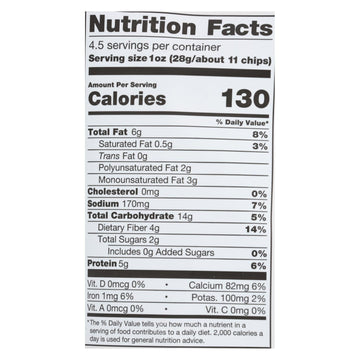 Beanitos - White Bean Chips - Nacho Nation - Case Of 6 - 4.5 Oz. - Maras Green