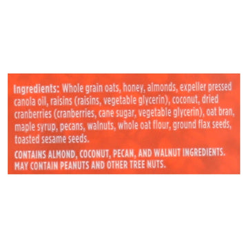 Bear Naked Granola - Fruit And Nutty - Case Of 6 - 12 Oz. - Maras Green